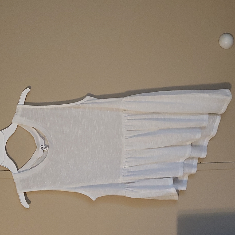 Jack size XS white asymmetrical tank top